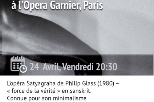 Préparation avant concert Satyagraha Philip Glass