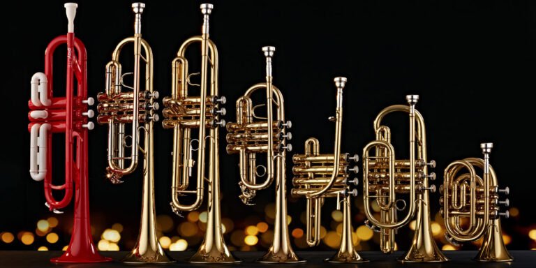 Trompette instrument de musique classique et jazz